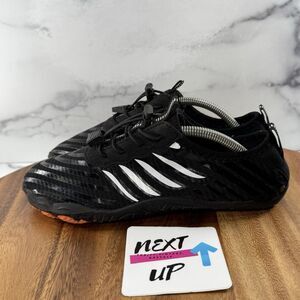 Womens Size EU 38 US 7.5-8-Grounded Footwear Barefoot Sneakers Black Orange